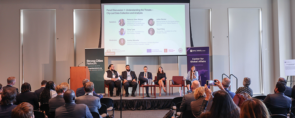 Strong Cities Network - Fourth Global Summit panel photo