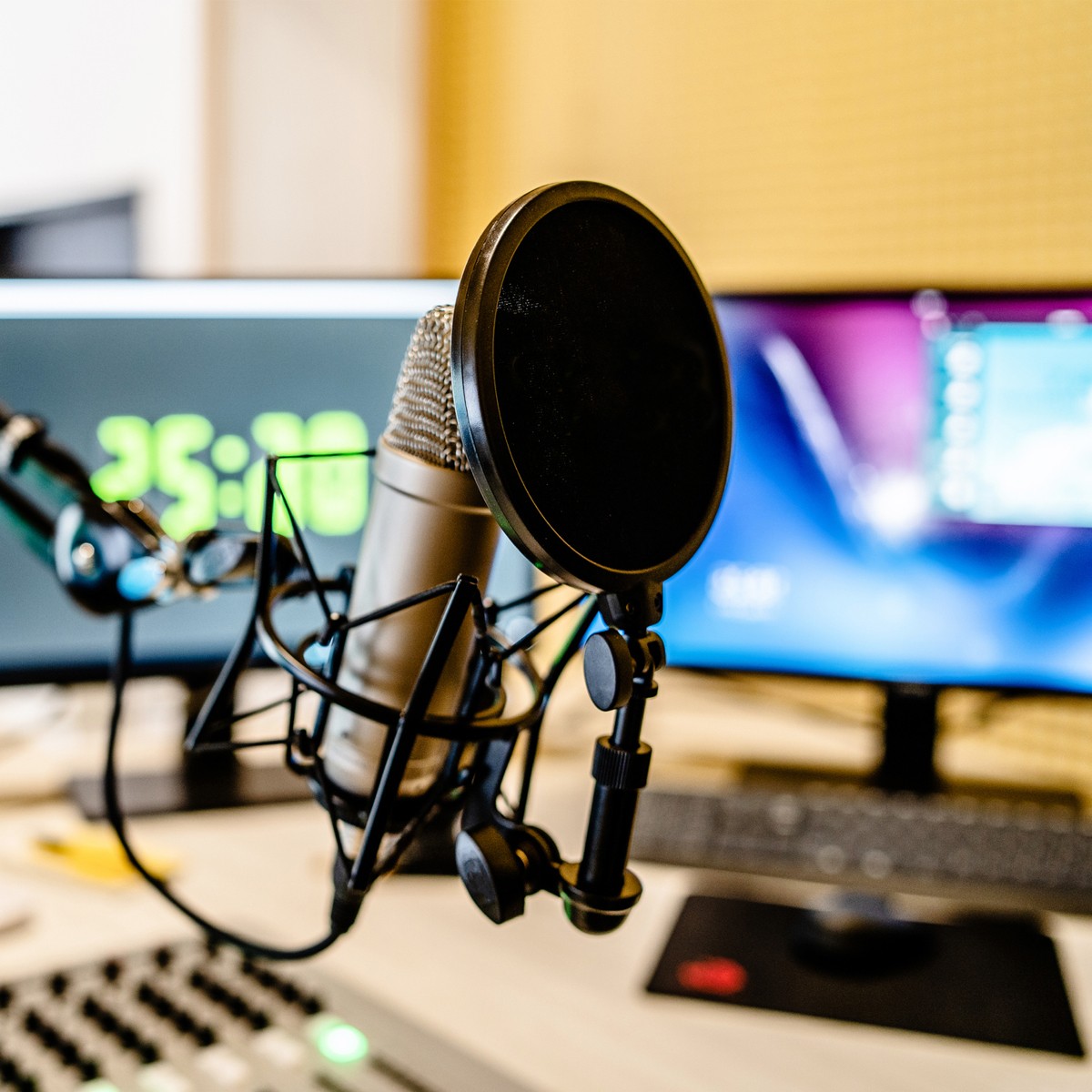 Podcast equipment
